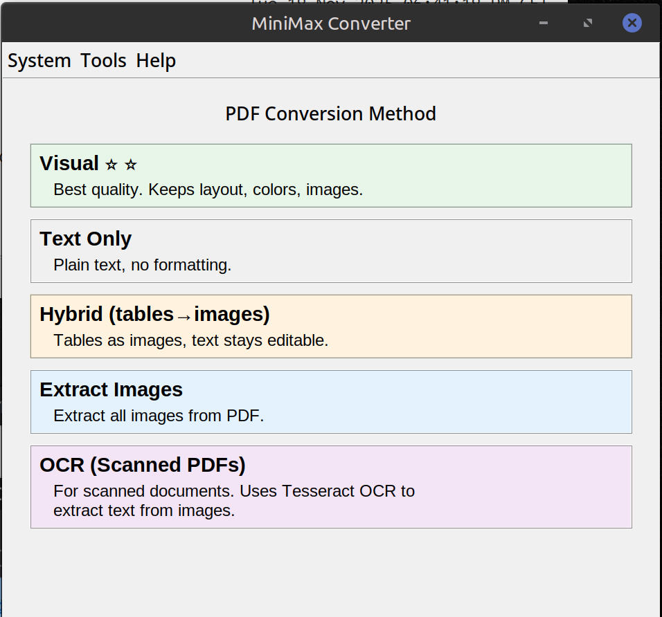 Convert PDF to DOCX — Offline, Editable Output — screenshot