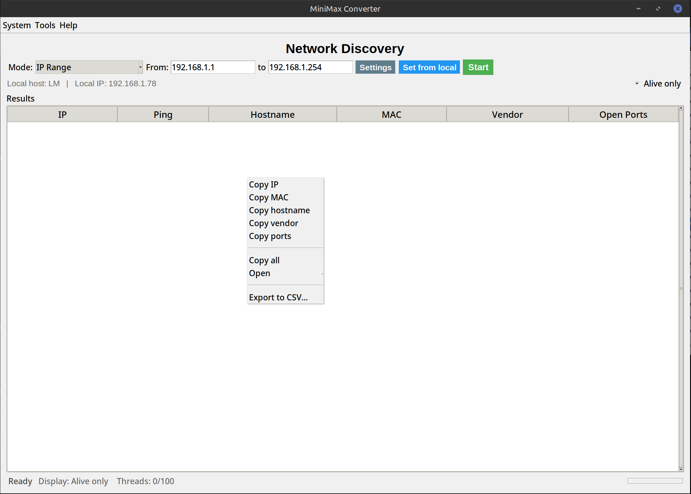 Discover Devices on Your Local Network — screenshot
