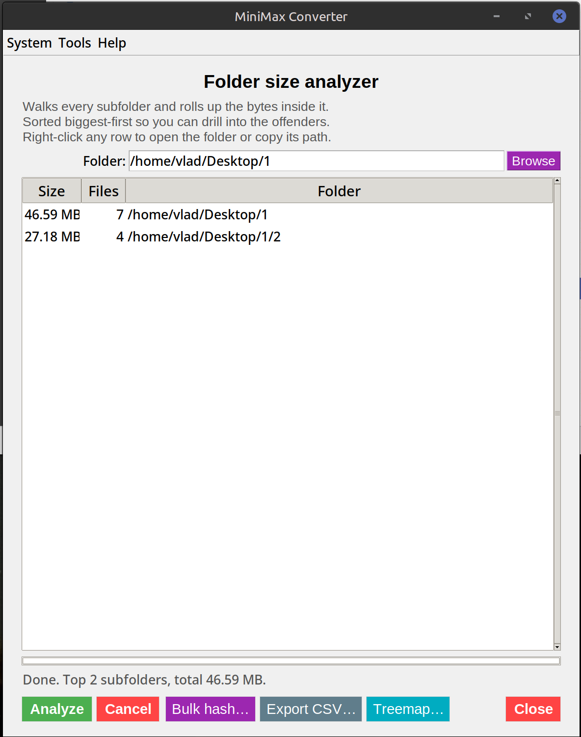 Folder Size Analyzer — What's Eating Your Disk? — screenshot