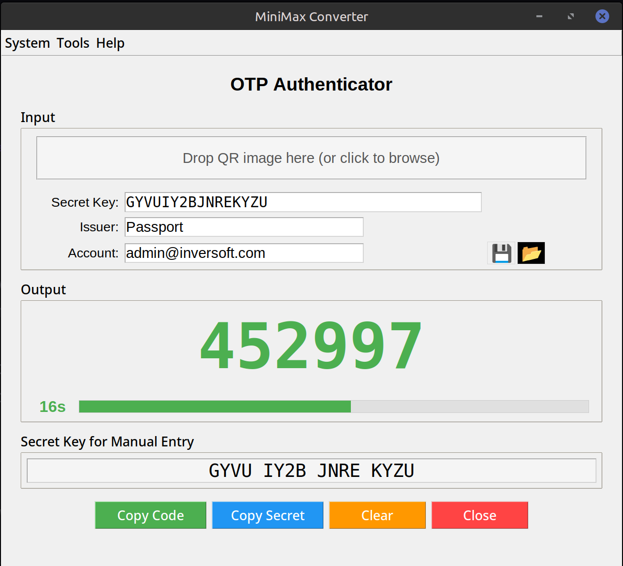 OTP / TOTP Authenticator — Offline 2FA Codes — screenshot