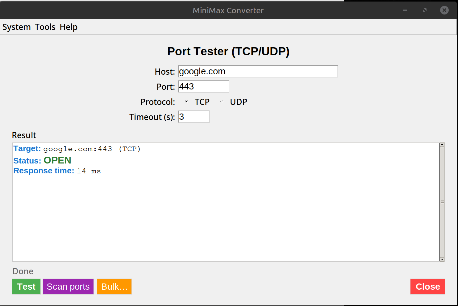 Port Tester — Is This Port Open? — screenshot